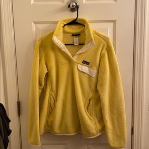 Yellow Women’s Patagonia pullover size Medium